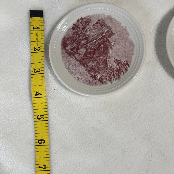 Johnson Brothers Old Britain Castles Pink Set of 4 Coasters3 - Picture 7 of 7